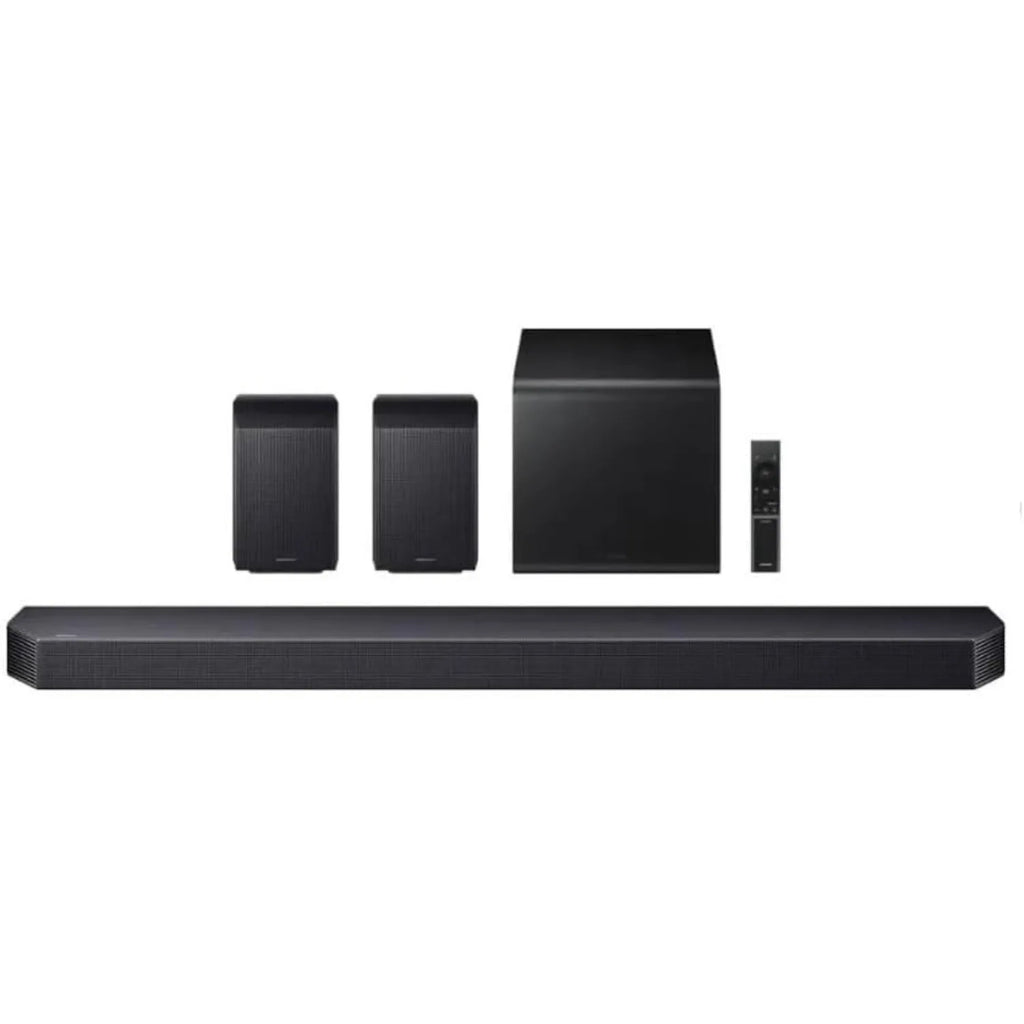 Samsung Q-Series HW-Q930F 9.1.4ch Soundbar with Subwoofer & Rear Speakers, Dolby Atmos, Wi-Fi, Black