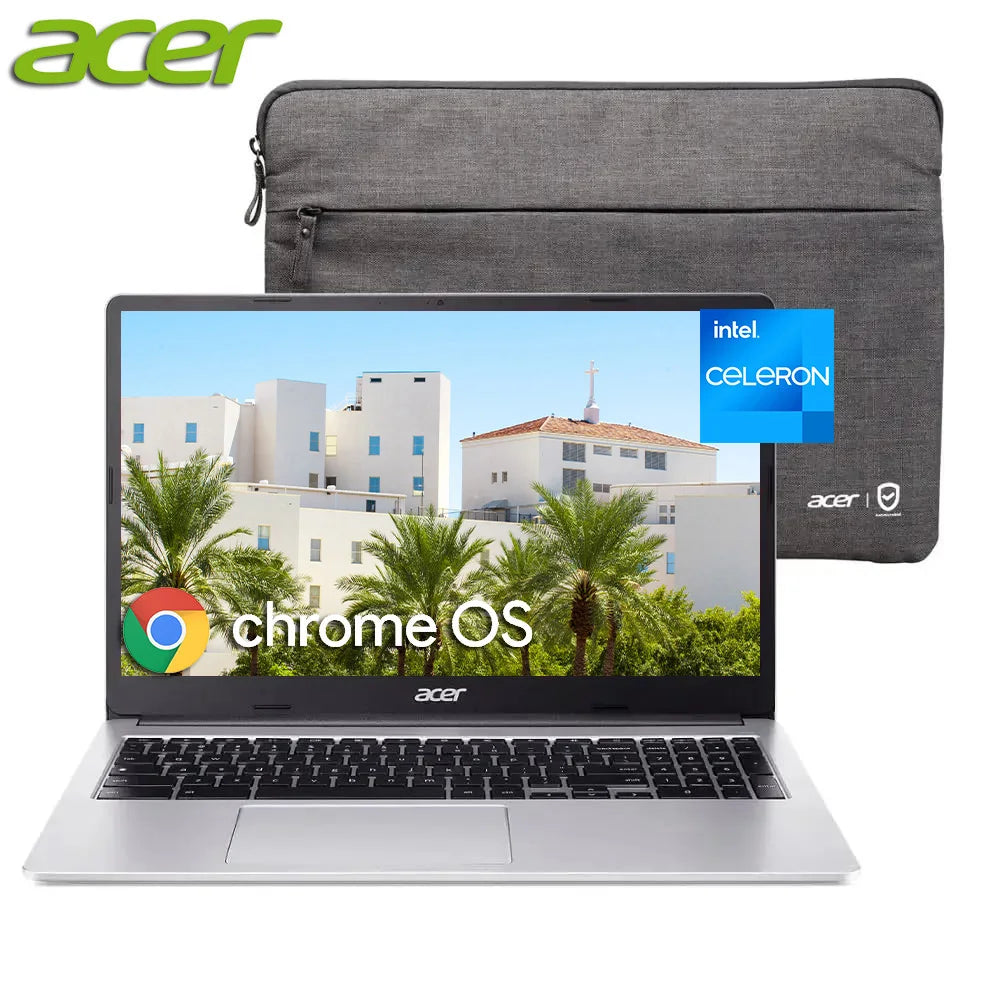 acer Chromebook 315 Laptop for Business, 15.6" HD Display, Intel Pentium N6000(Up to 3.3GHz), 4GB RAM 128GB eMMC