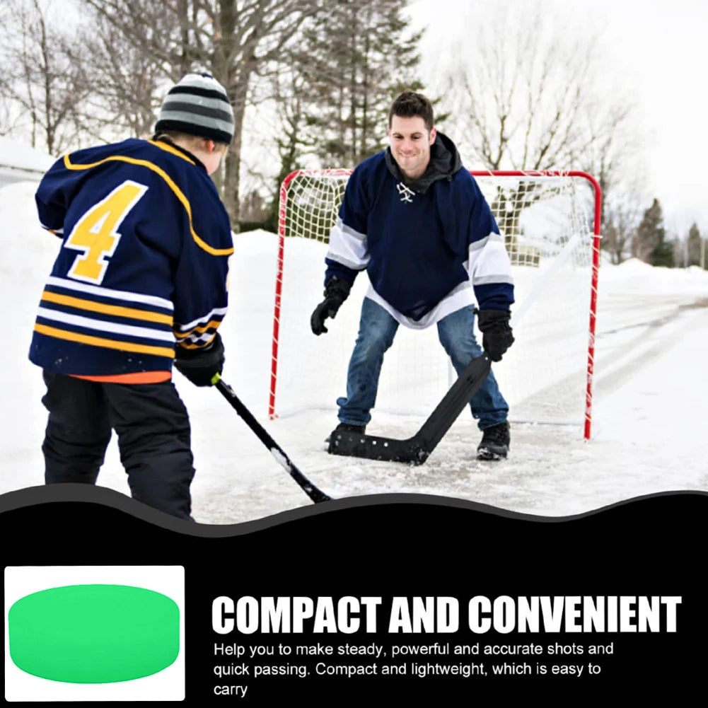 Glow in The Dark Hockey Puck Glowing Hockey Puck 3.54x1.18 In Hockey Puck Training Ball Portable for Indoor Outdoor Game