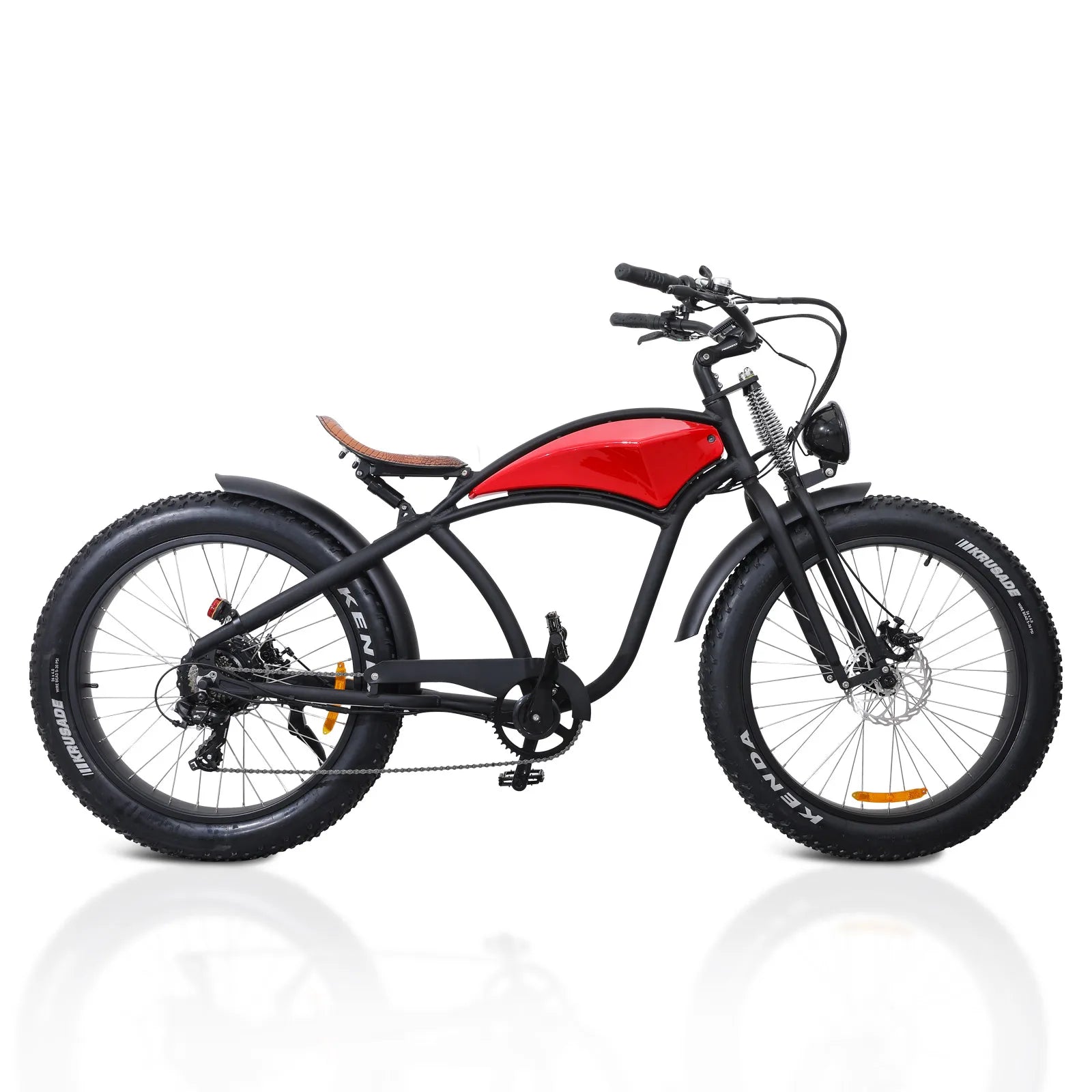 Xtion Electric Mountain Bike, 750W 31MPH Class 3 Ebike 48V 15Ah 37Mile All-Terrain Fat Tire Bicycle, Dual Suspension 7-Speed