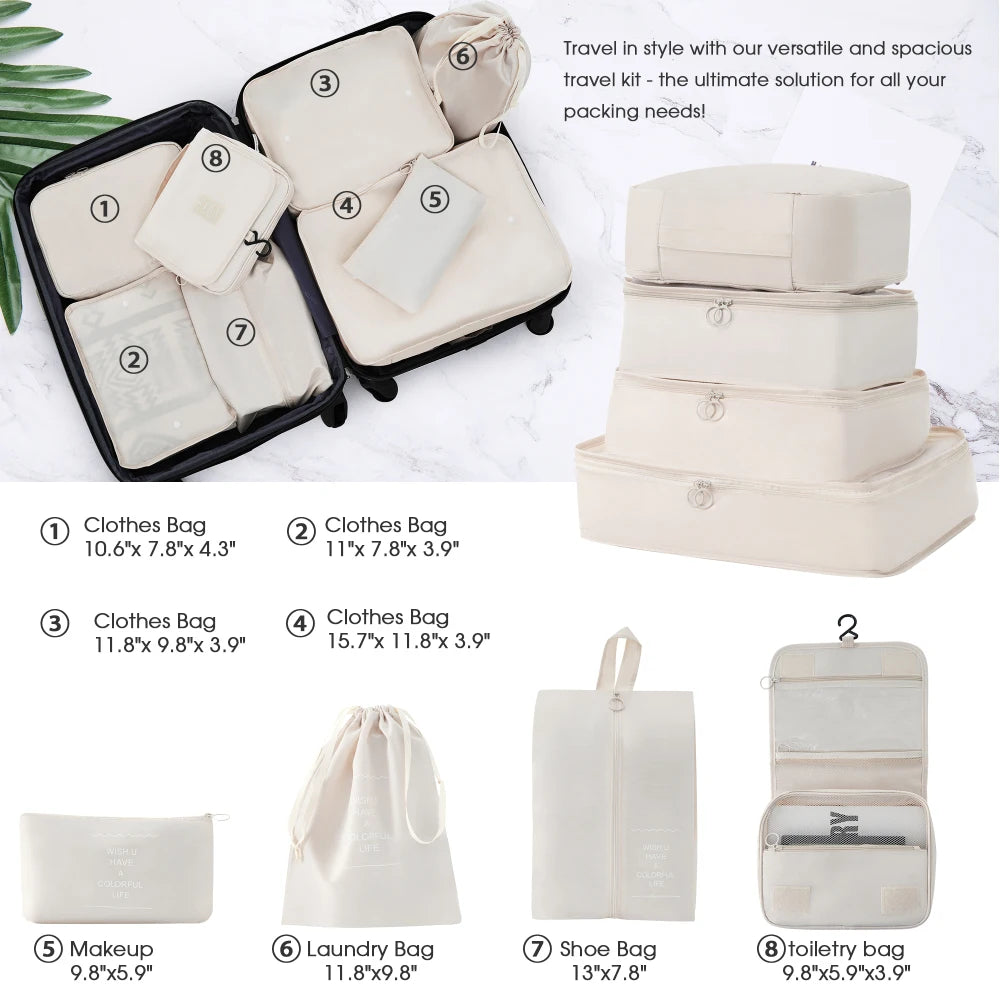 4Pcs Hardshell Luggage Set 16/20/24/28 Inch with Bag Lightweight Spinner Suitcase TSA Lock Travel Luggage