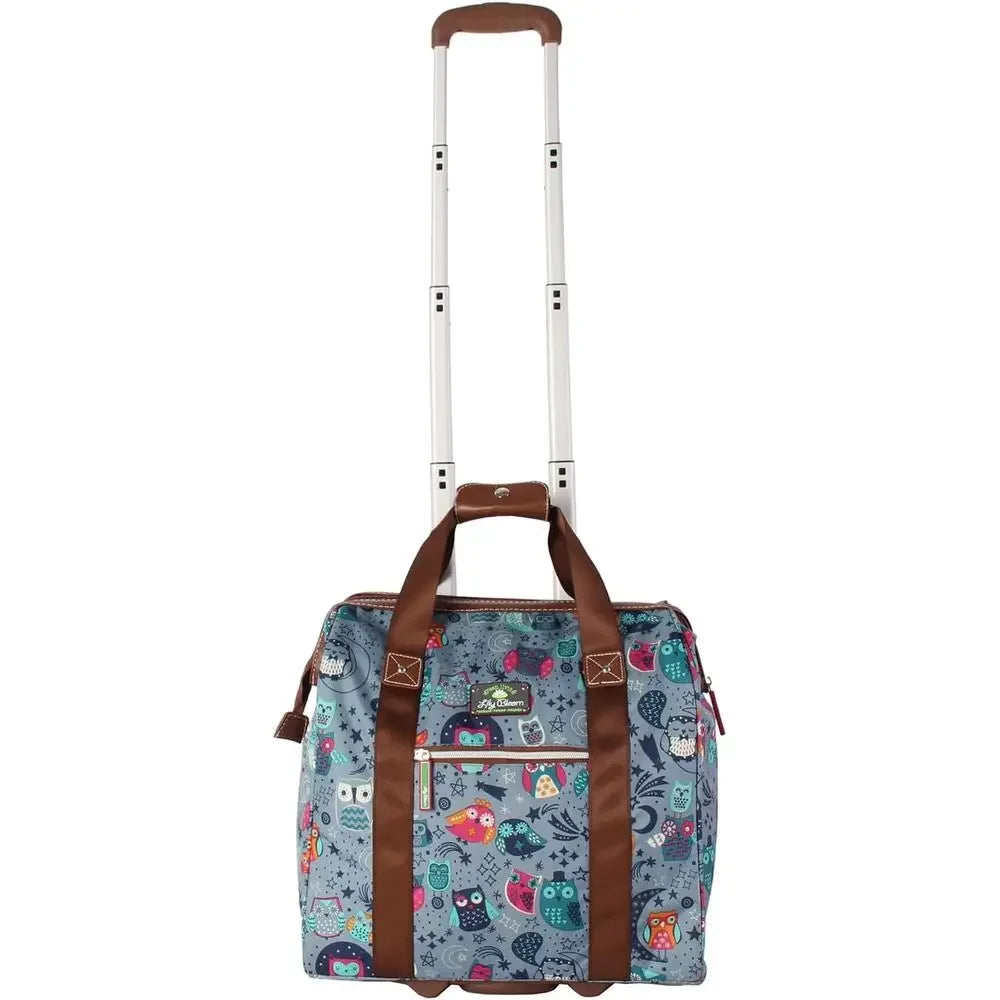 3-Piece Spinner Luggage Set - Night Owl Design