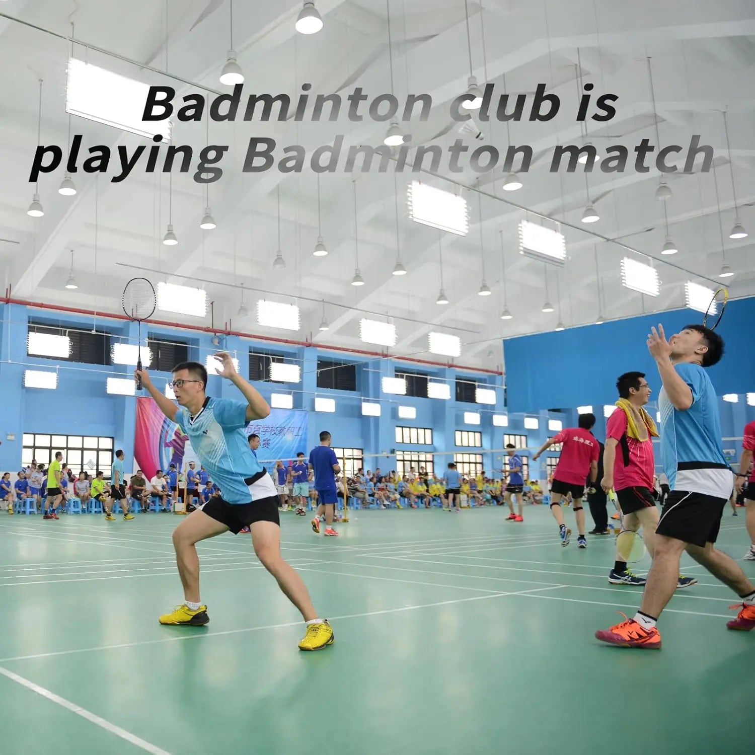 Professional Badminton Rackets Set of 4 with Shuttlecocks for Outdoor or Indoor Sports Games