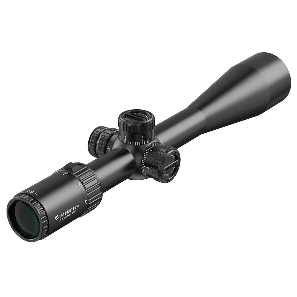WestHunter TD-S 10-40X50 SFIR SFP Riflescope 30mm Tube Long Range Hunting Scope 1/10 MIL Illuminated Second Focal Plane Sights