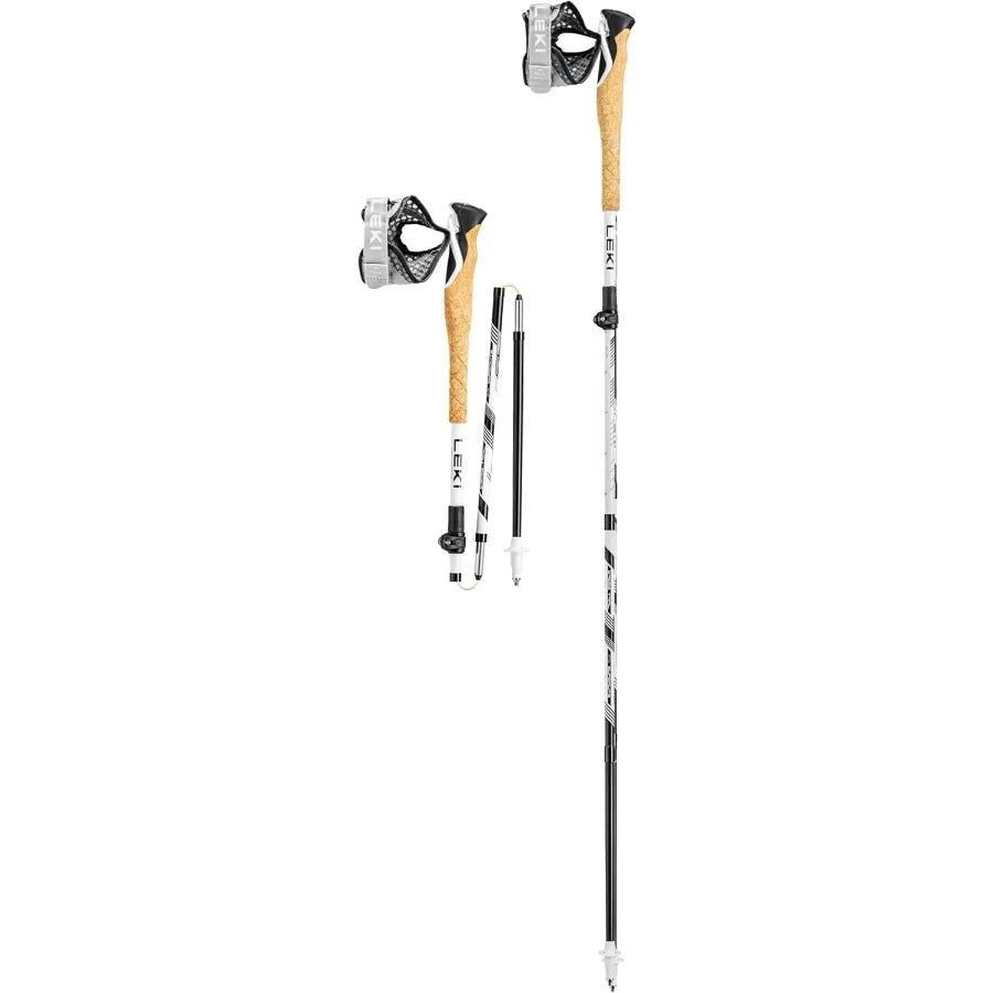 Cross Trail FX Superlite Trekking Poles - Foldable Collapsible Carbon Lightweight Poles for Hiking Trail Running