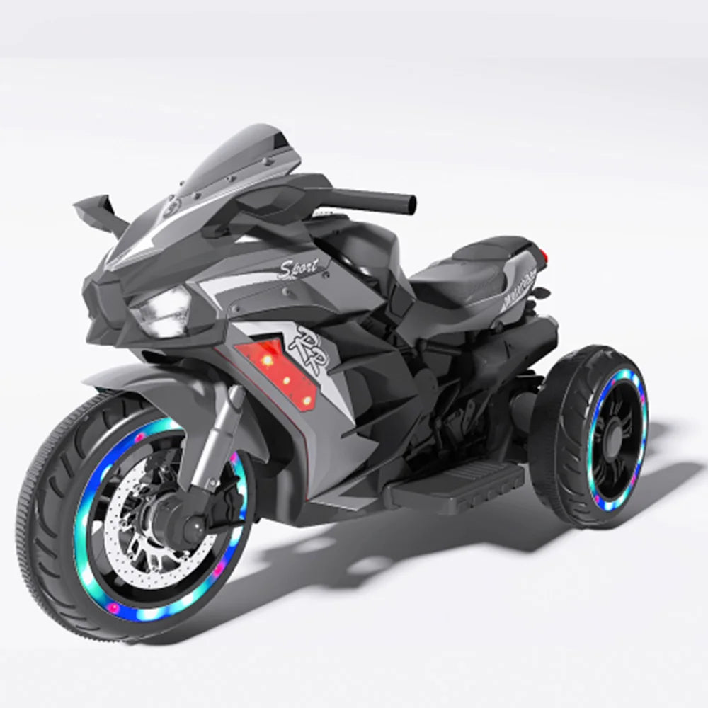 12V children's motorcycle 3-4 years old Toy electric motorcycle Violet Children's motorcycles birthday gifts and Christmas gift