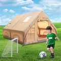 Inflatable House with Skylight Air Glamping Tents Easy Setup Inflatable Camping Tent with Pump