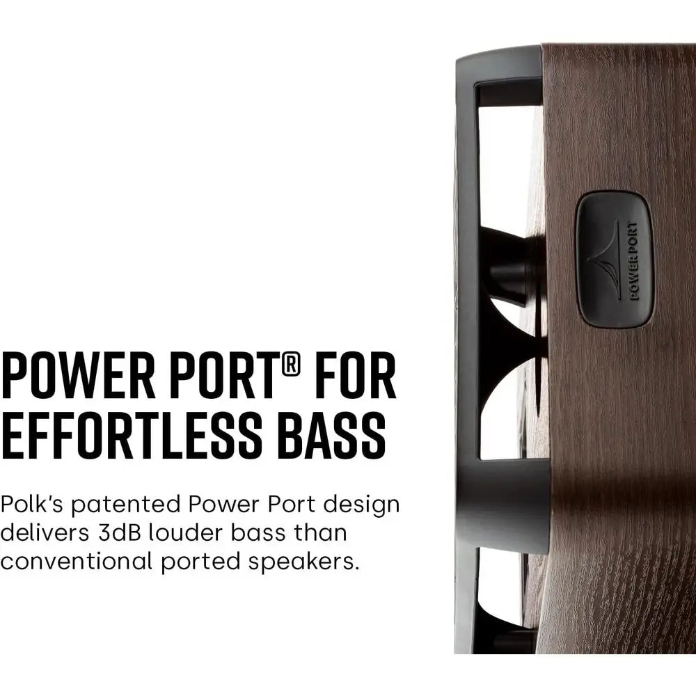 Elite Surround Sound Speakers - Hi-Res Audio, Dolby Atmos & DTS:X, 1 Tweeter, 4 Woofer, Power Port Bass Enhancement (Pair, Black