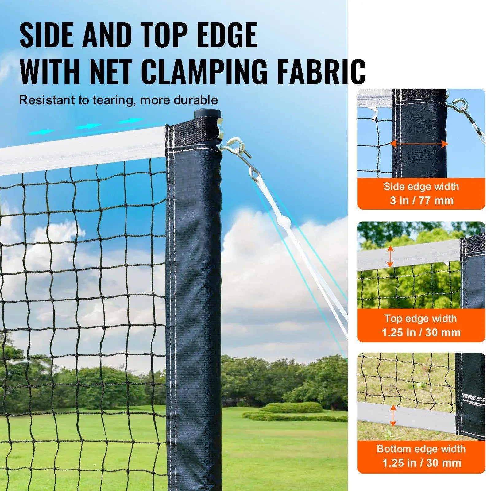 Travel-Friendly 20x5ft Badminton Net Set with 4 Rackets 3 Shuttlecocks Compact Folding Design Carrying Case Included