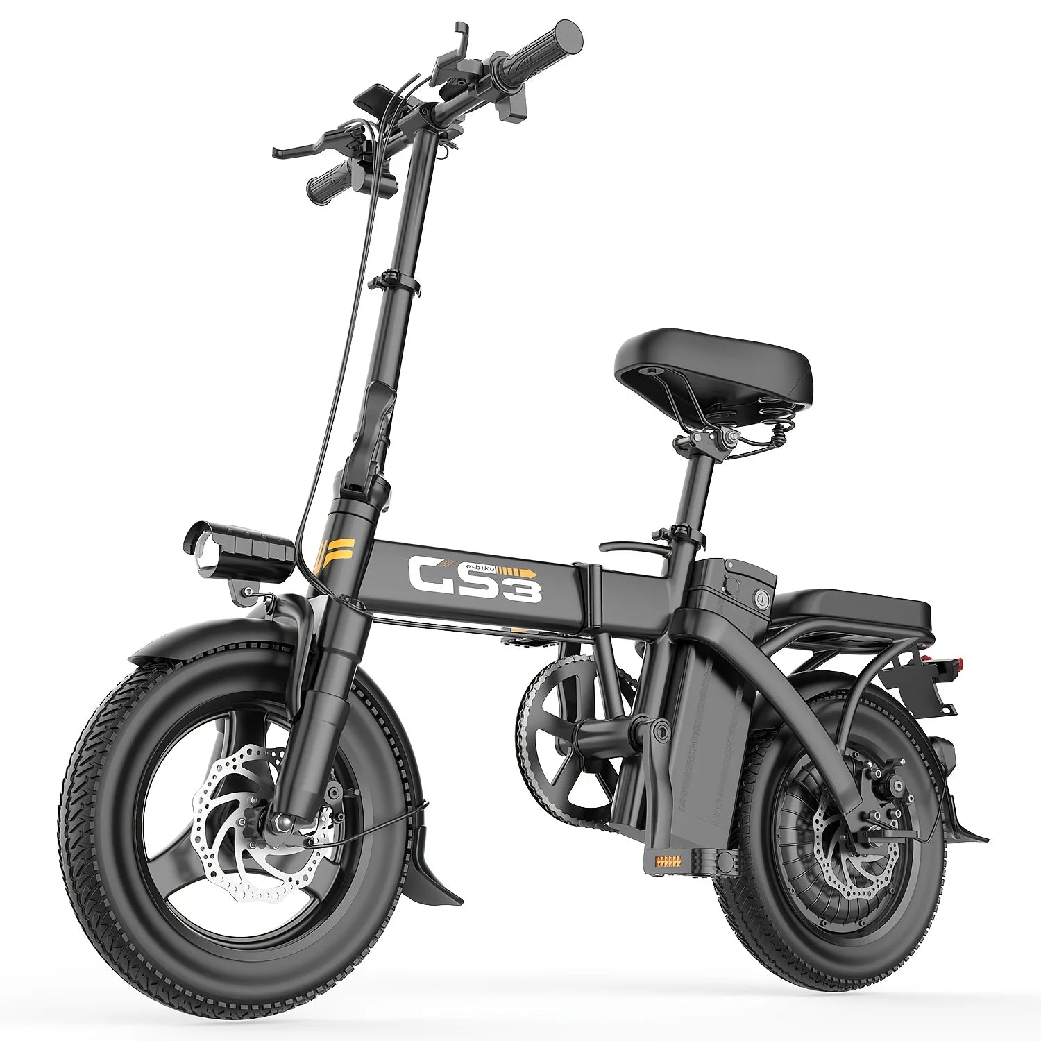 Rated Power 500w (peak 740w)Adult Electric Scooter And Electric Bike, With Seat, 48V 10-15Ah Lithium Battery, Range Up To 10-35