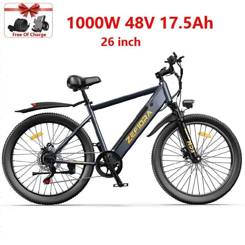 Scooter Electric 14 26 Inch 1000w 30-50mph 30-60miles 48v 10ah 15ah Battery,free Local Shipping Certified Ul2849 Electric Bike