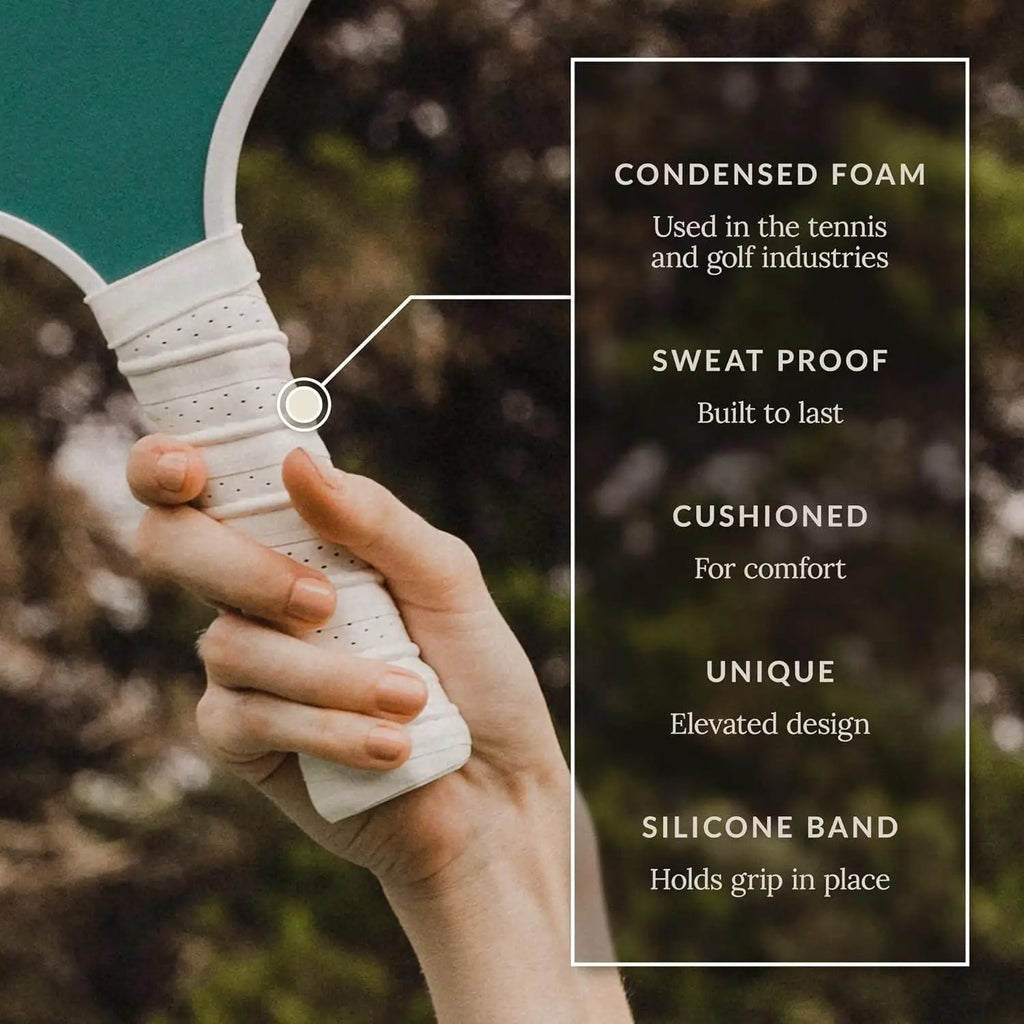 Starter Set of Premium Pickleball Paddles and Four (4) Pickle Balls - Lightweight, Honeycomb Core & Comfort Grip Handles Perfect