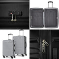 Titanium Expandable Spinner Luggage Set: 2-Piece (Carry-On & Medium)