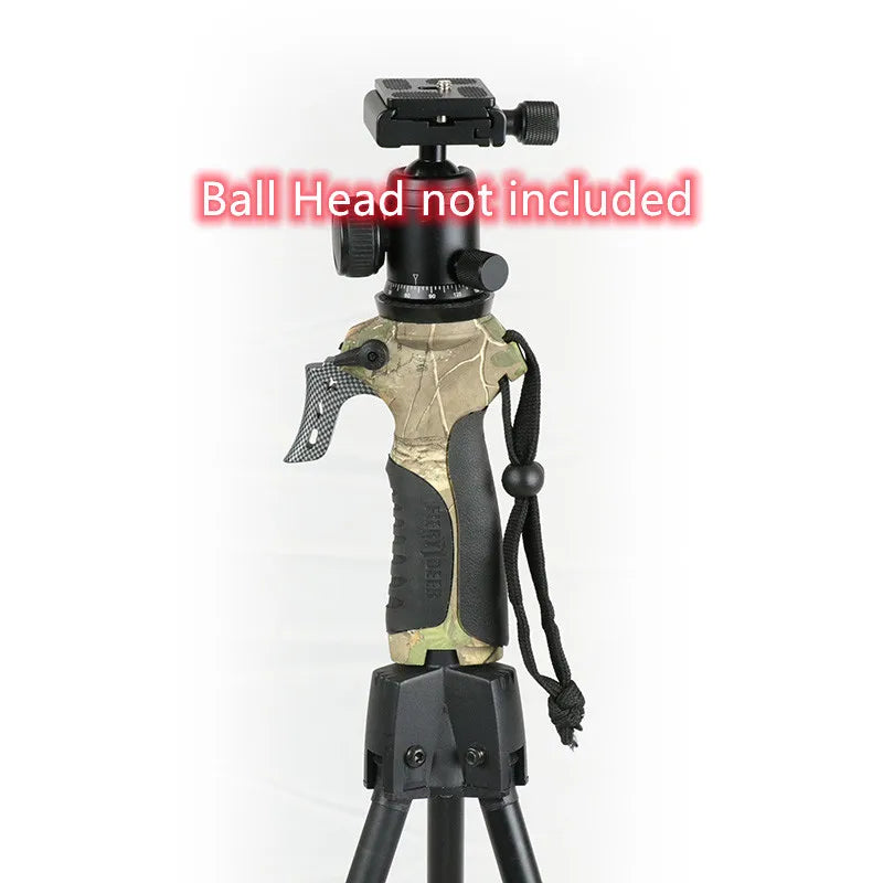 One Handle Control Adjustable Height V Shaped Rotating Yoke Trigger Tripod Telescopic Shooting Stick Professional Hunting Stick