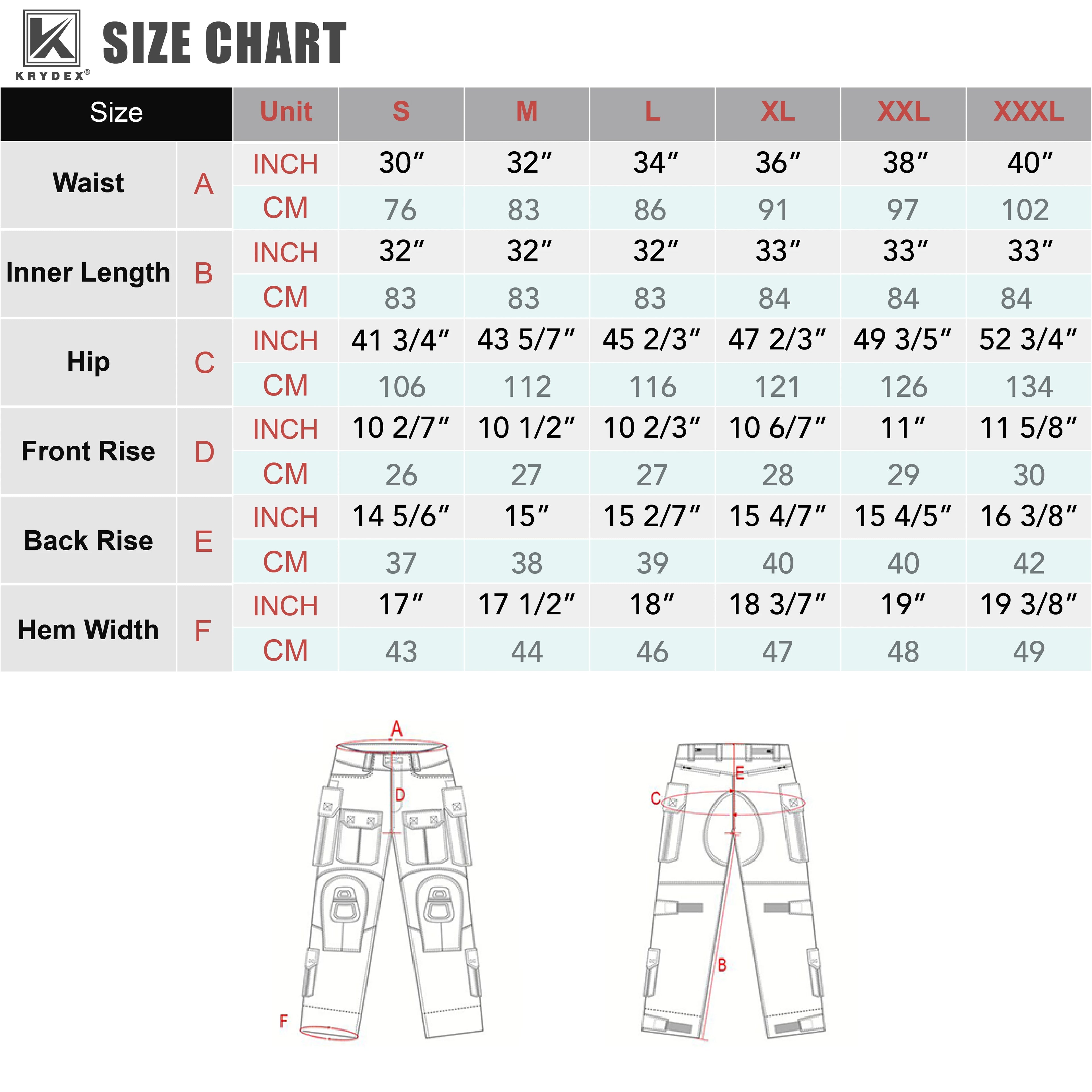 KRYDEX Tactical Combat Pants With Knee Pads For Hunting Outdoor Hiking Men Uniform Trousers Clothes