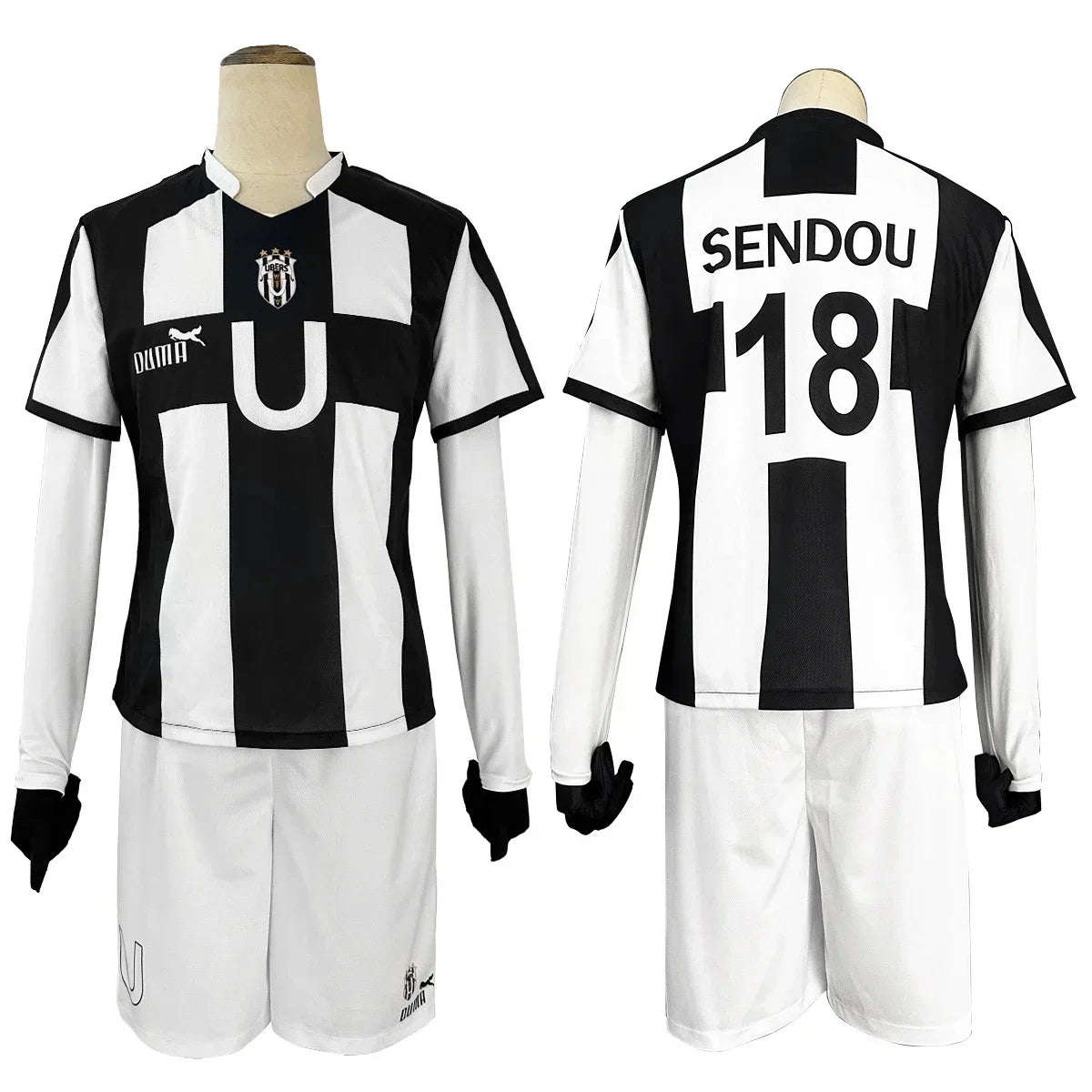 Blue Lock Manga Anime Niko Barou Aiku Sendou Snuffy Lorenzo Aryu Cosplay Costume Wig Rose Net Football Uniform Halloween