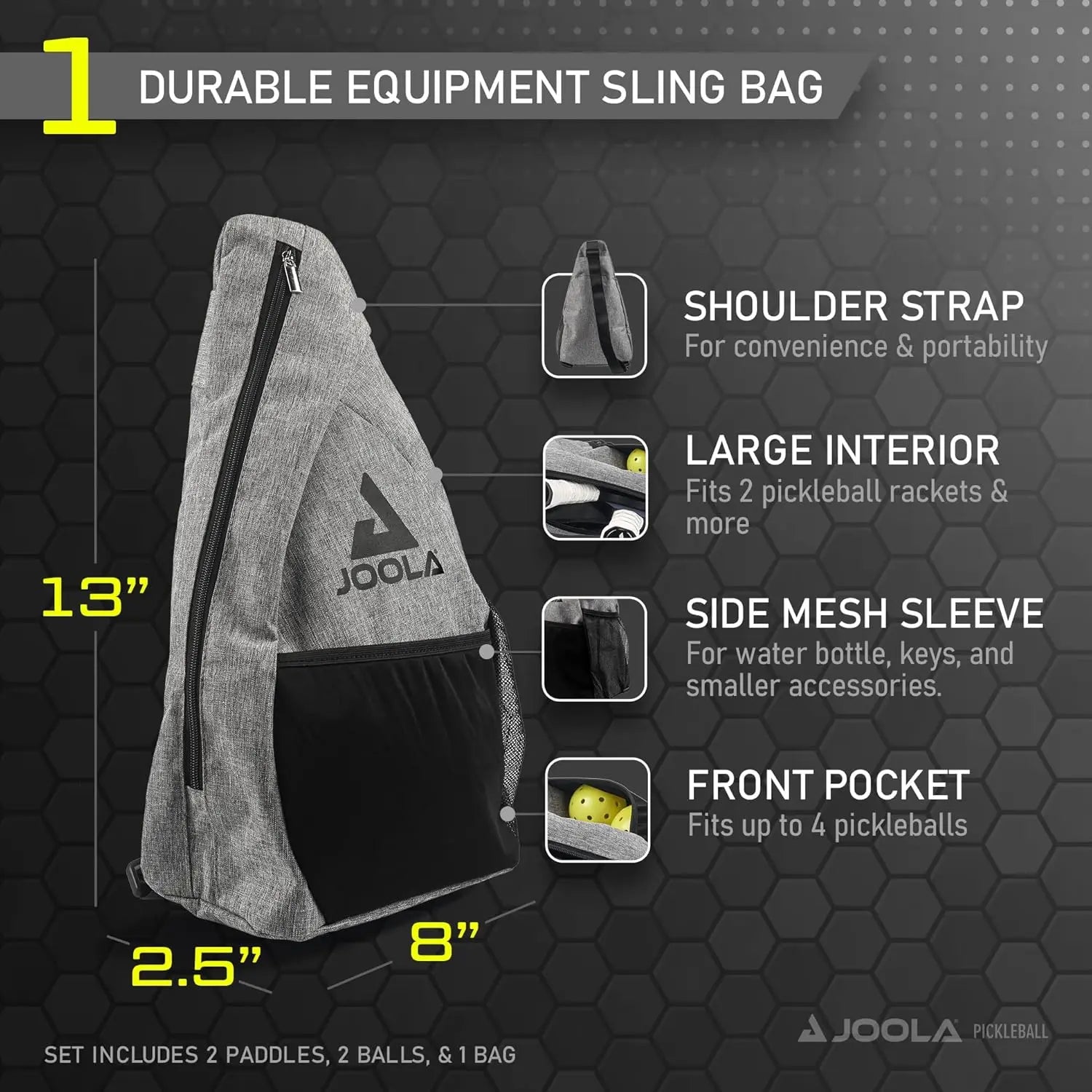 Pickleball Paddles & Sets - Agassi or Essentials Shape, Fiberglass/Carbon Surface, Approved for Play with Balls & Bag