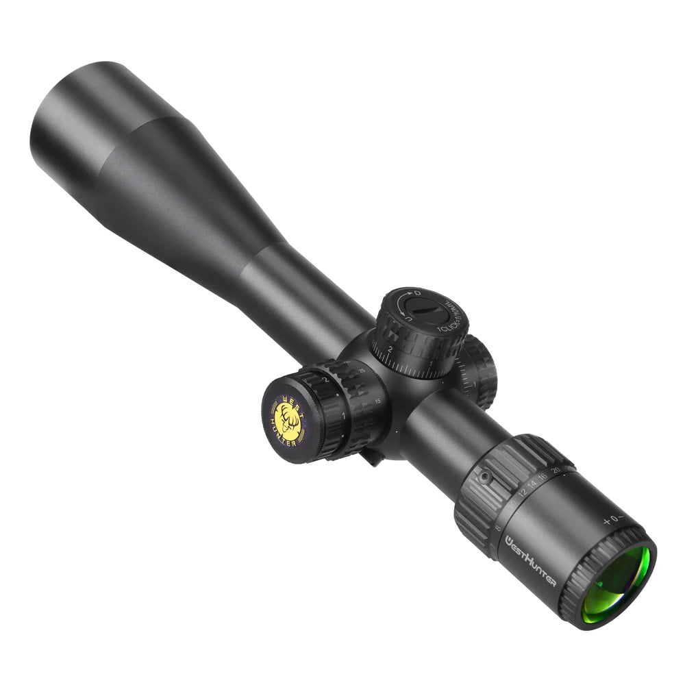 WestHunter WHT 6-24X44 SFIR FFP Compact Scope First Focal Plane Riflescope 1/10 MIL Red Illumination Tactical Optical Sights