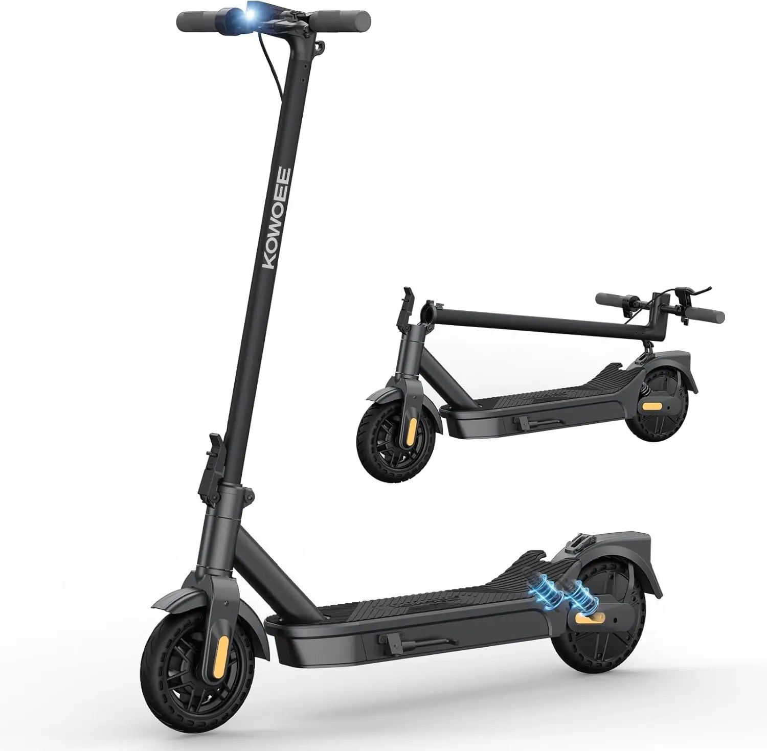 500W Electric Scooter 8.5 Inch 20 Mile Max Range Foldable E-scooter with Double Suspension APP Control Adult Electric Scooter
