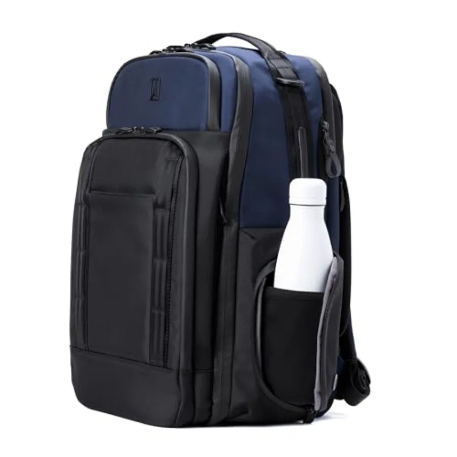 Altitude Large Expandable Travel Laptop Backpack 30-36L 16 Inch Laptop Water Resistant Work Business Men Women Aviator Navy