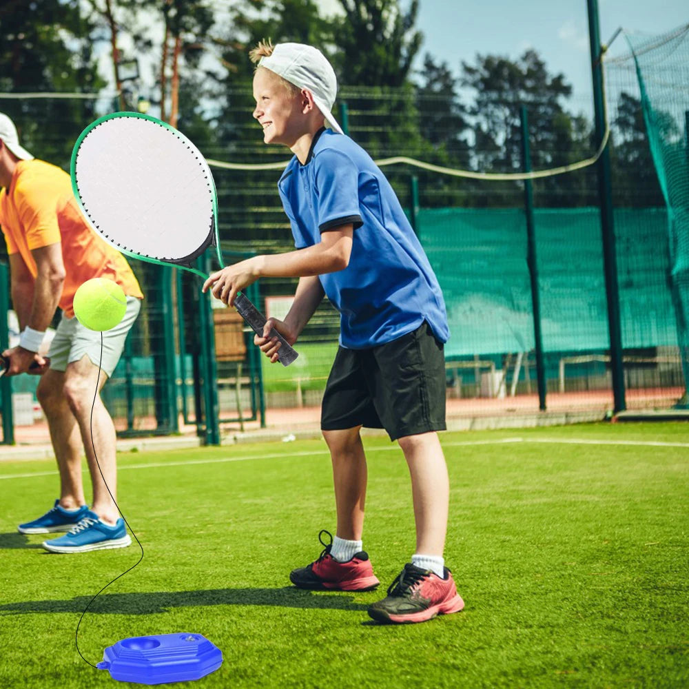 Kids Tennis Racket Kids Tennis Rackets with Tennis Ball Tennis Trainer for Children Beginners Tennis Racket