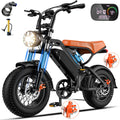1200W All-terrain Electric Motorcycle, 48V18Ah Adult Electric Dirt Bike, 28MPH, 5-speed Variable Speed, Load Capacity of 500LBS