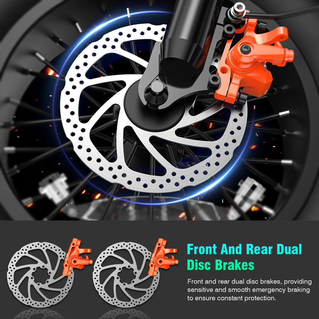 1200W All-terrain Electric Motorcycle, 48V18Ah Adult Electric Dirt Bike, 28MPH, 5-speed Variable Speed, Load Capacity of 500LBS