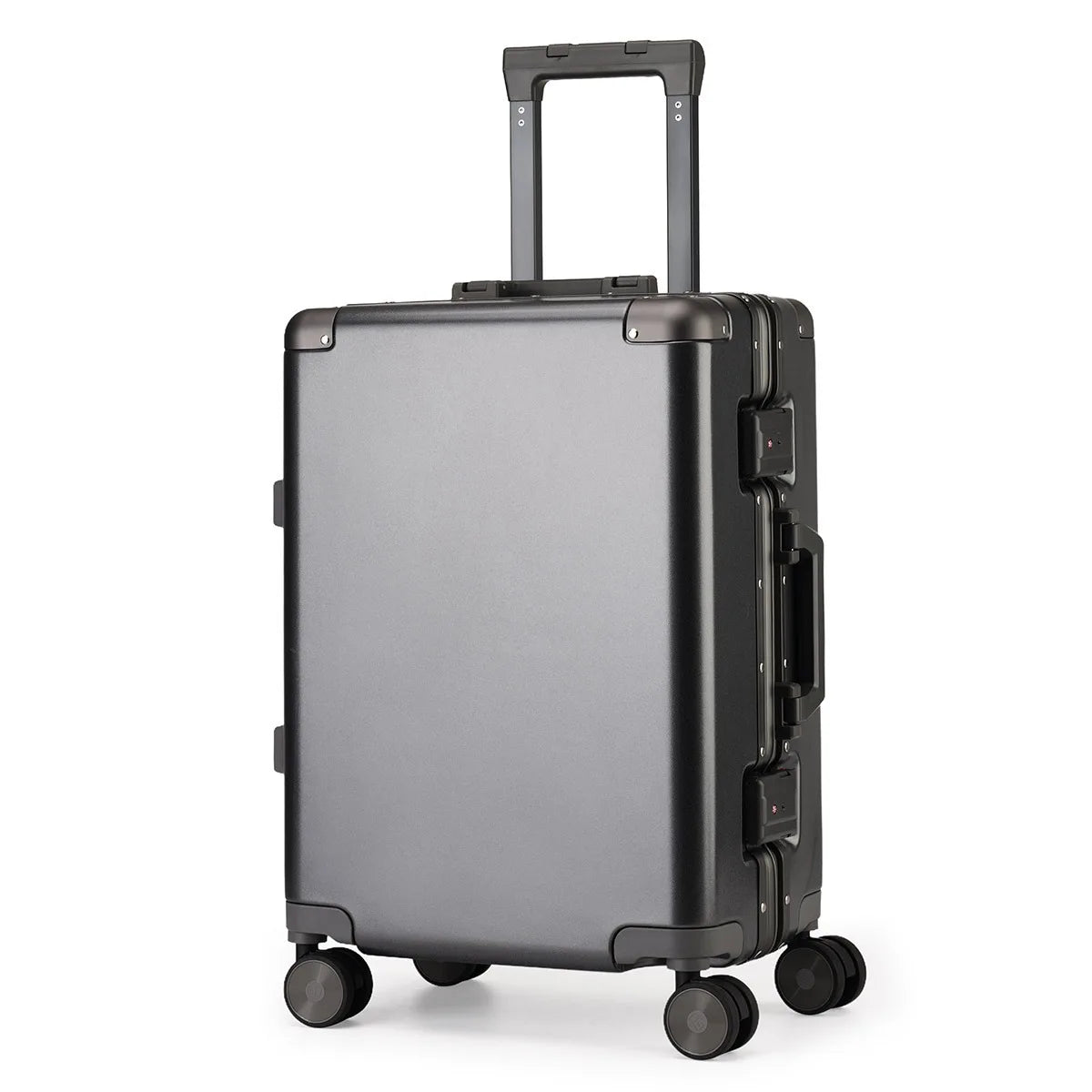20"/22"/24"/26"/28" Suitcase Fashoin Rolling Luggage Travel Aluminum Frame Case with Wheel Alloy Trolley Bag 20'' Carry-On Cabin