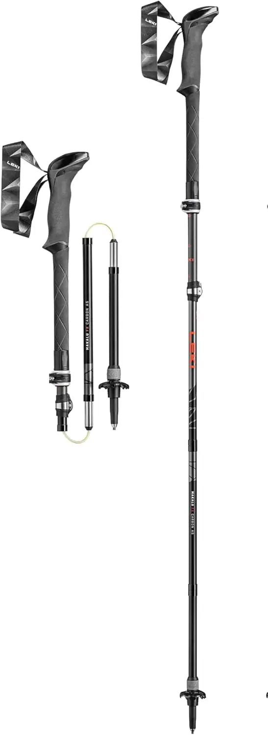 Lightweight Foldable Trekking Poles for Hiking - Collapsible Walking Sticks, Durable Carbon Fiber