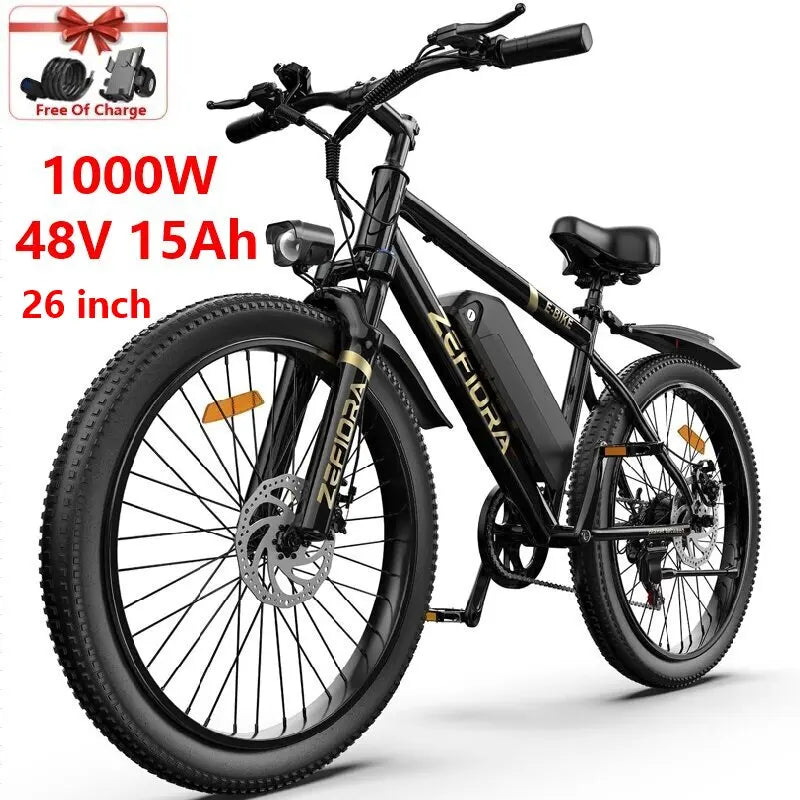Scooter Electric 14 26 Inch 1000w 30-50mph 30-60miles 48v 10ah 15ah Battery,free Local Shipping Certified Ul2849 Electric Bike