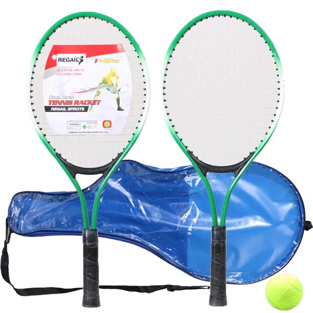 Kids Tennis Racket Kids Tennis Rackets with Tennis Ball Tennis Trainer for Children Beginners Tennis Racket