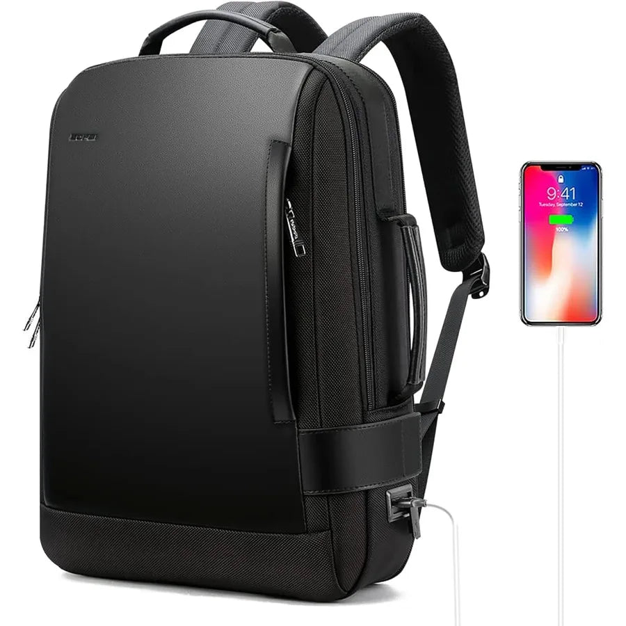 Business Smart 15.6 Inch Laptop Backpack Convertible Expandable Anti-Theft USB Charging Multi-Functional Travel Professional Wo