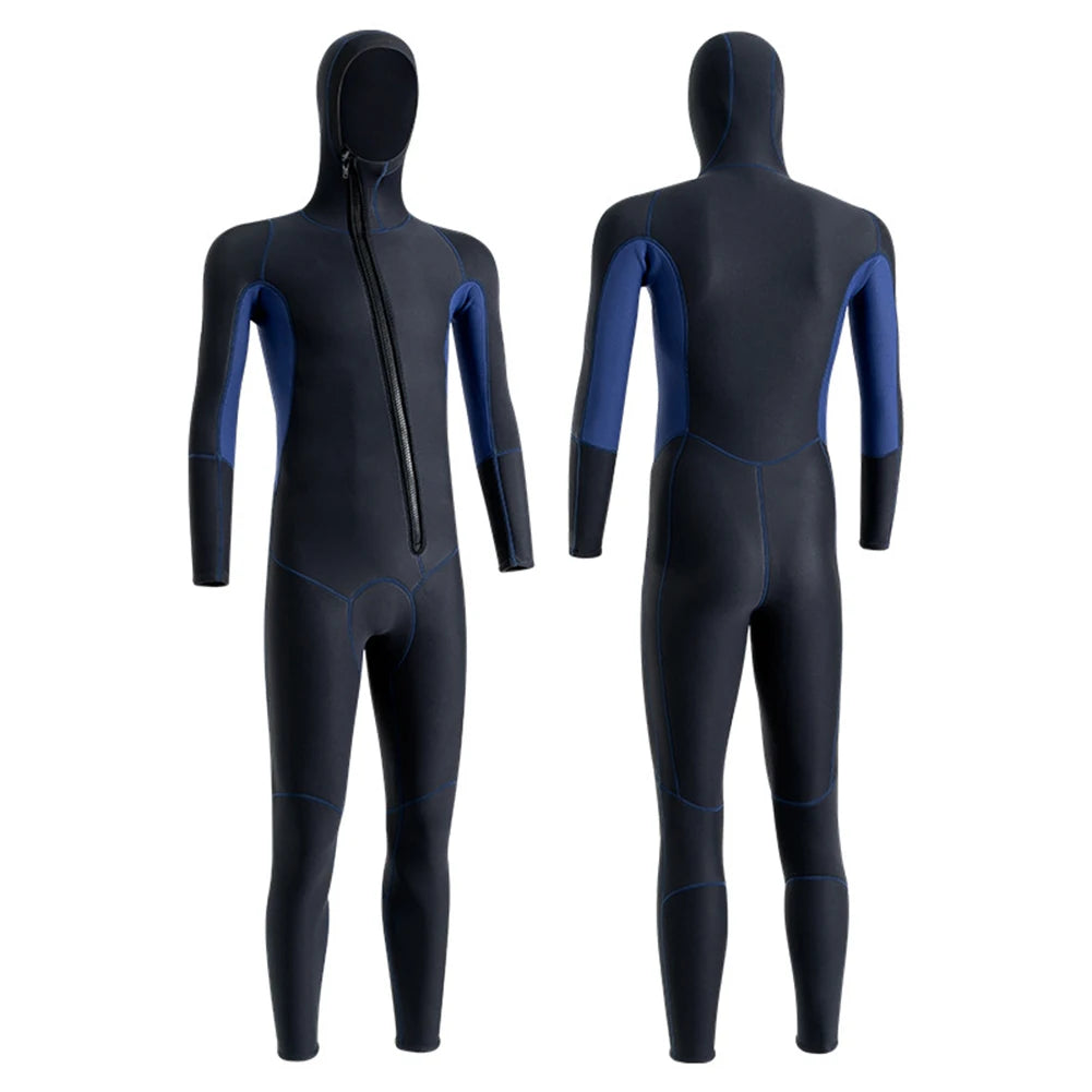 Neoprene Diving Protection Clothes Hooded Unisex Snorkeling Surfing Swimsuit Cold Proof Warm Anti-scratch Water Sports Equipment