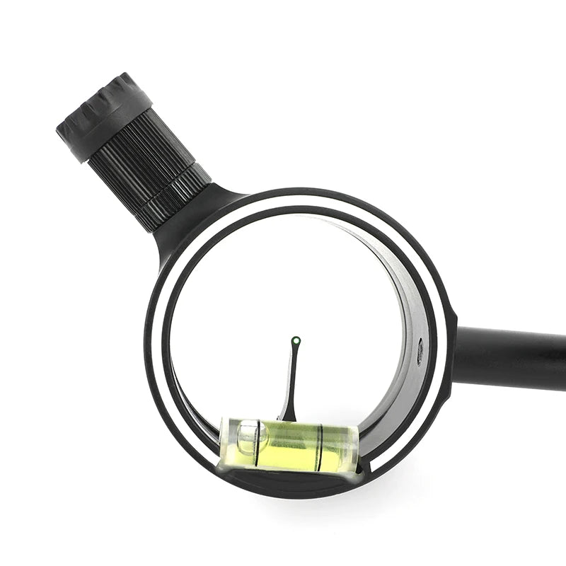 Archery Hunting Shooting Compound Bow Single Pin Sight 4/6/8x Lens Carbon Rod Adjustable Outdoor Archery Bow Target Accessories