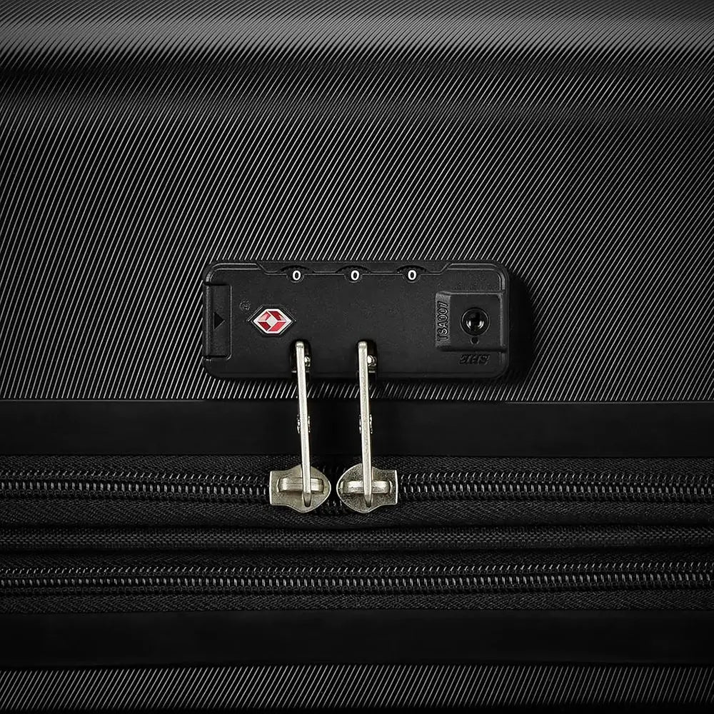 Titanium Expandable Spinner Luggage Set: 2-Piece (Carry-On & Medium)